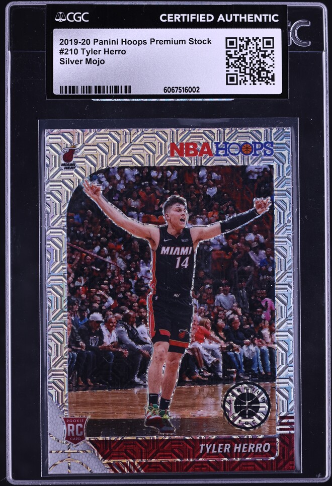 2019 Panini Prizm Penmanship Silver Tyler Herro ROOKIE AUTO PSA 10