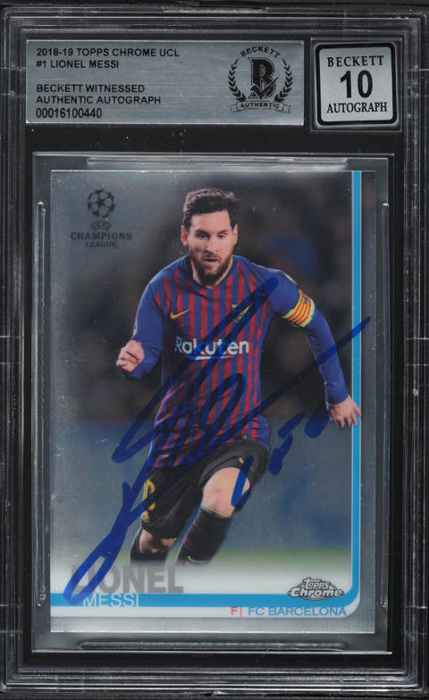 2007 Mundicromo Las Fichas De La Liga Lionel Messi #542 PSA 8 NM