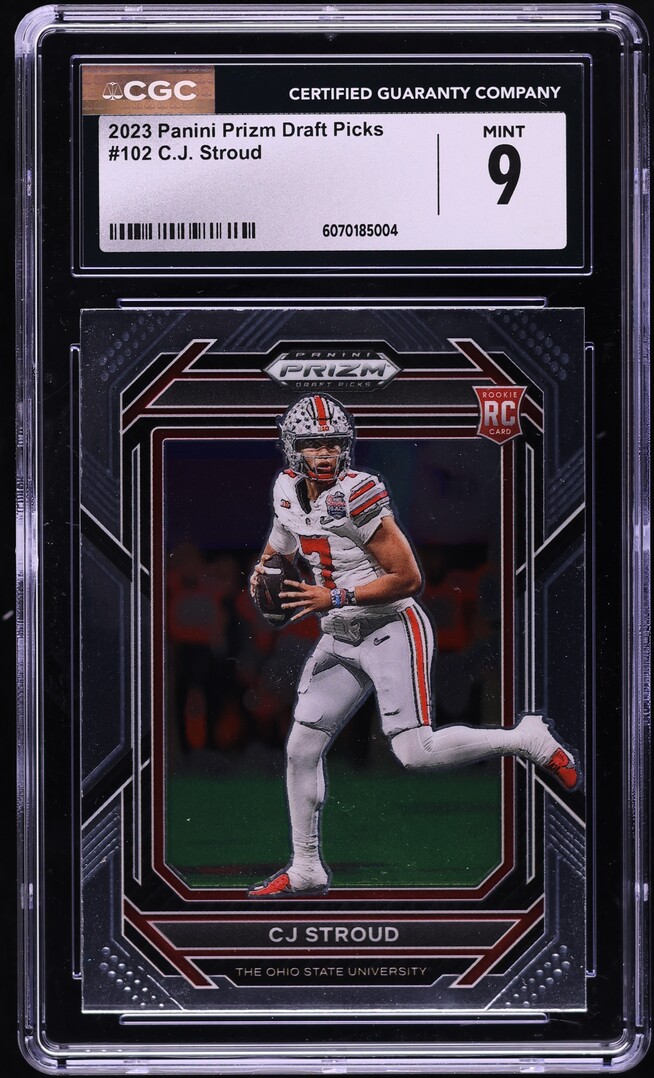 2023 Panini Prizm Draft Picks C.J. Stroud ROOKIE #102 CGC 9 MINT