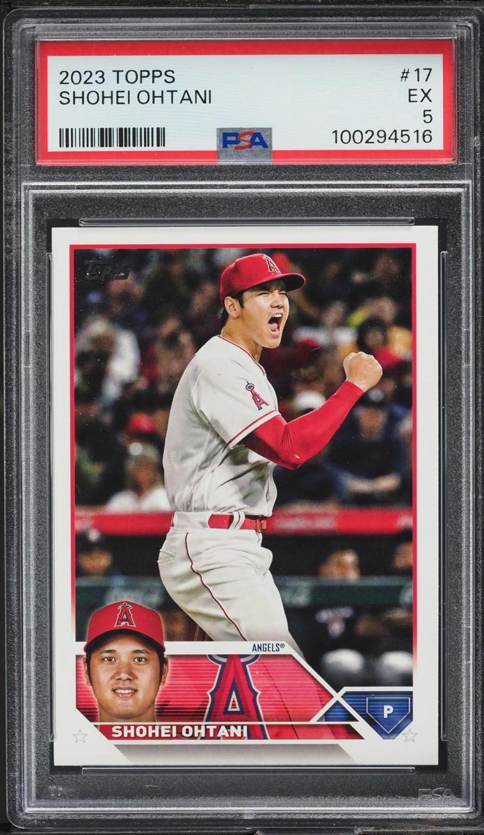 2023 Topps Shohei Ohtani #17 PSA 5 EX