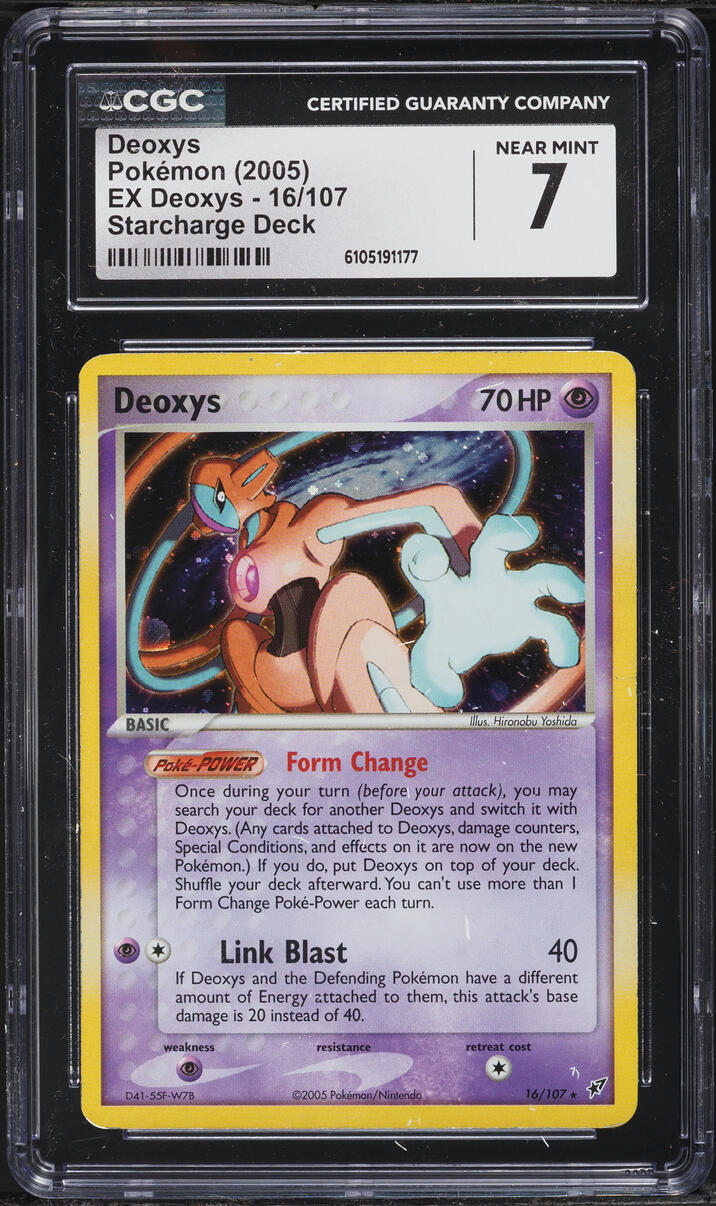 2005 Pokemon EX Starcharge Deck Deoxys #16 CGC 7 NRMT
