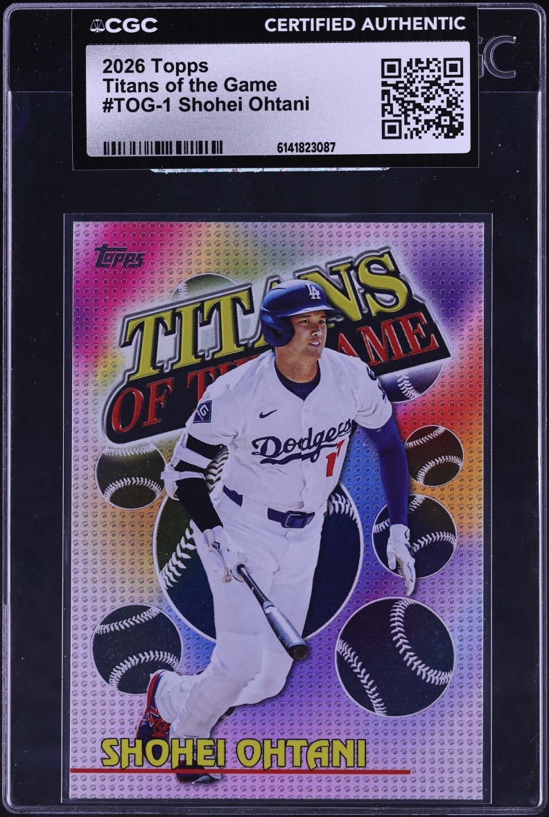 2026 Topps Titans Of The Game Shohei Ohtani #TOG-1 CGC AUTH