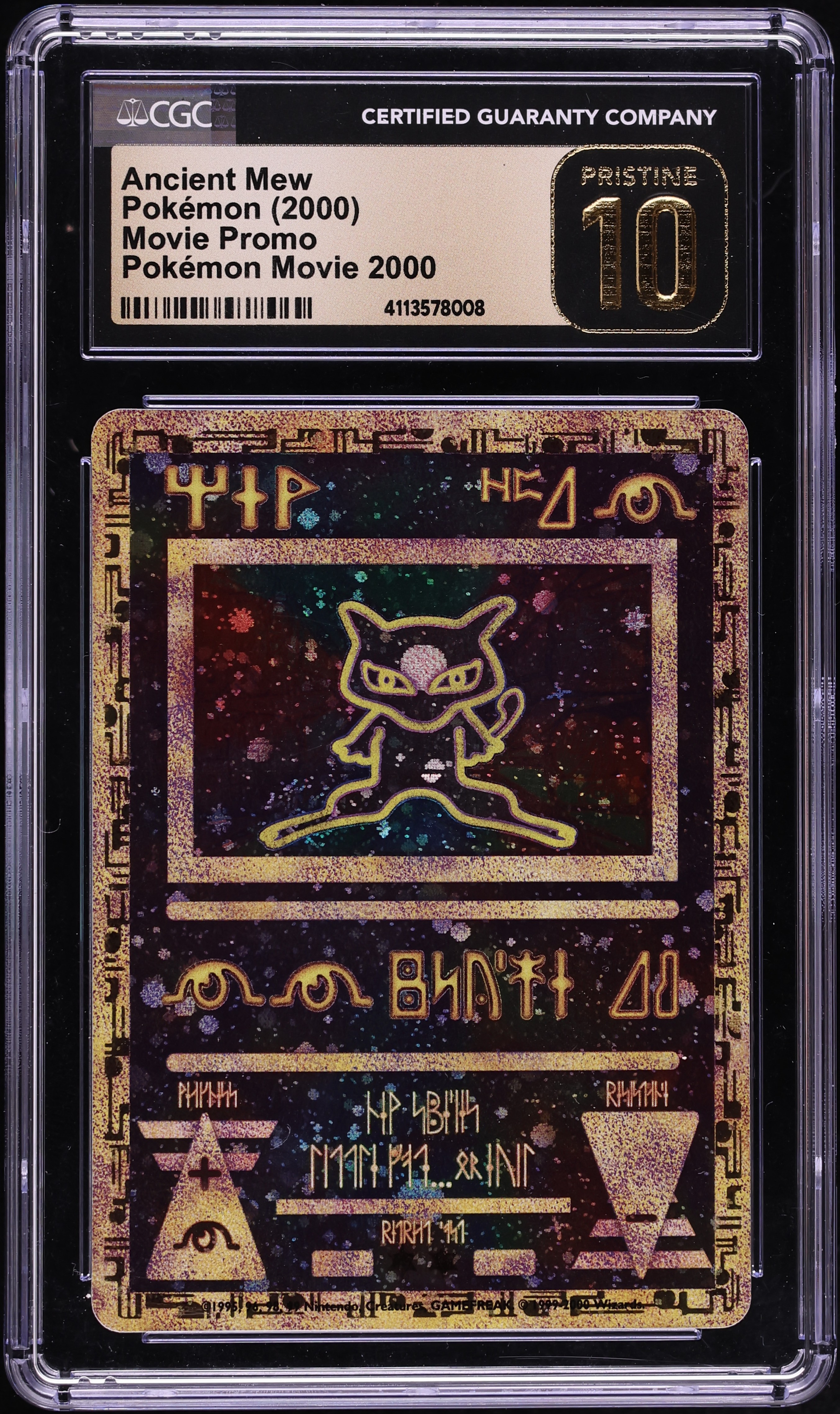 2000 Pokemon Movie Promo Ancient Mew CGC 10 PRISTINE