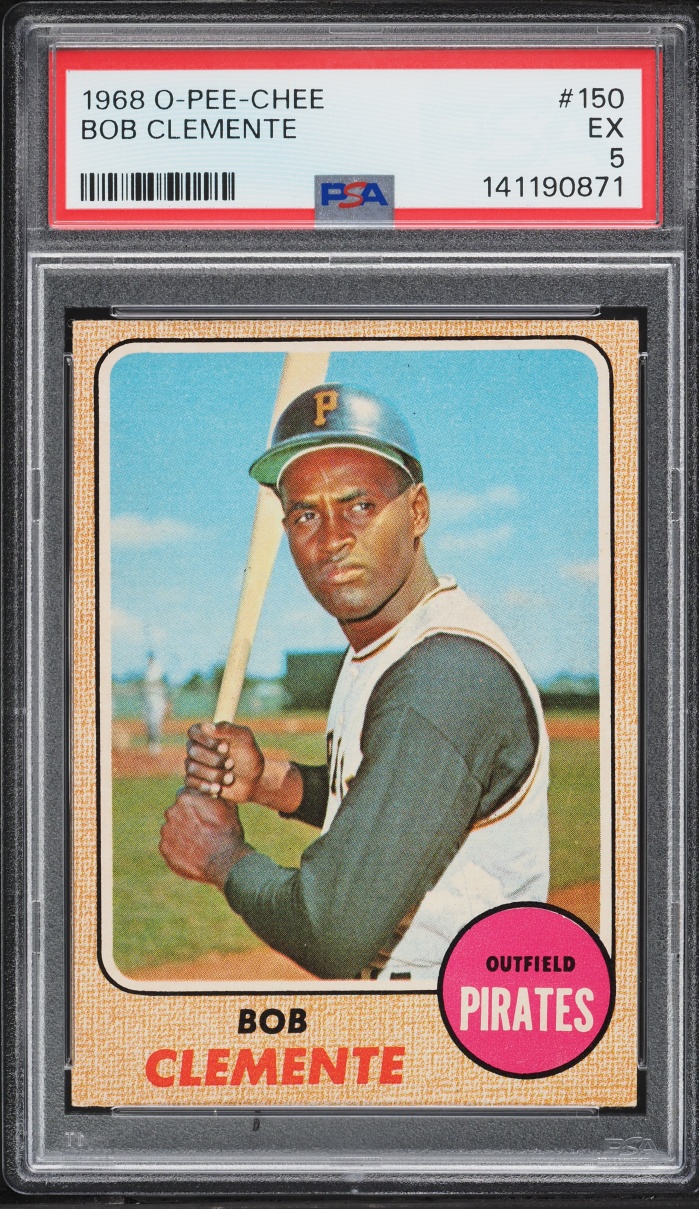 1968 O-Pee-Chee Roberto Clemente #150 PSA 5 EX