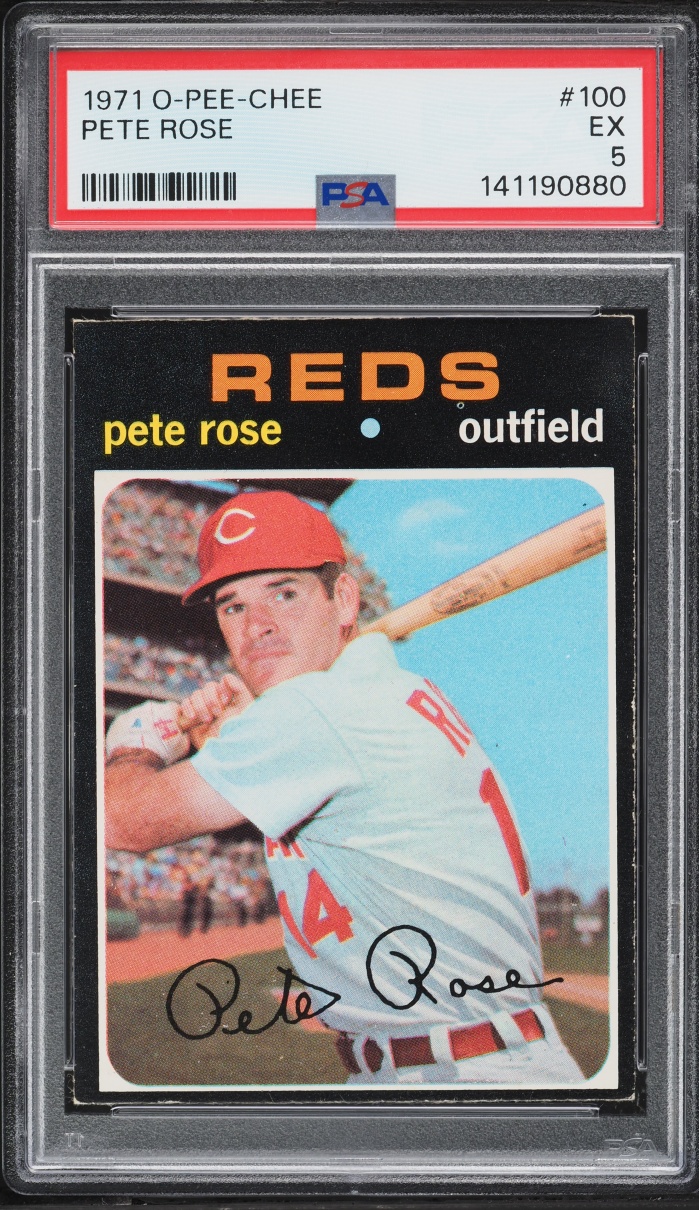 1971 O-Pee-Chee Pete Rose #100 PSA 5 EX