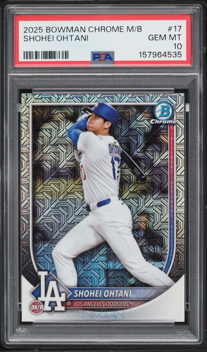 2025 Bowman Chrome Mega Box Shohei Ohtani #17 PSA 10 GEM MINT