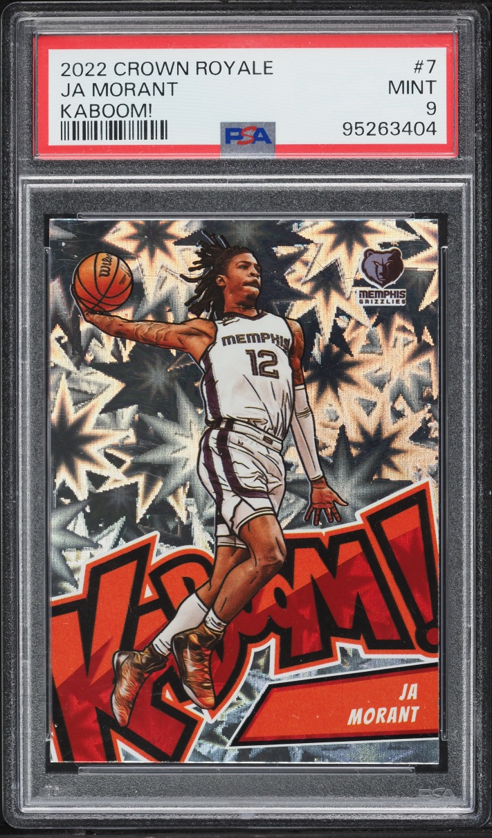 2022 Crown Royale Kaboom! Ja Morant #7 PSA 9 MINT