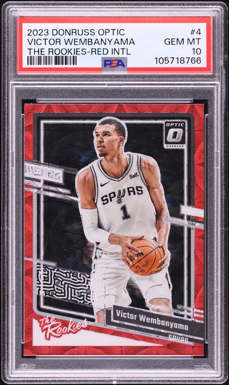 2023 Donruss Optic Hyper Pink Victor Wembanyama ROOKIE #225