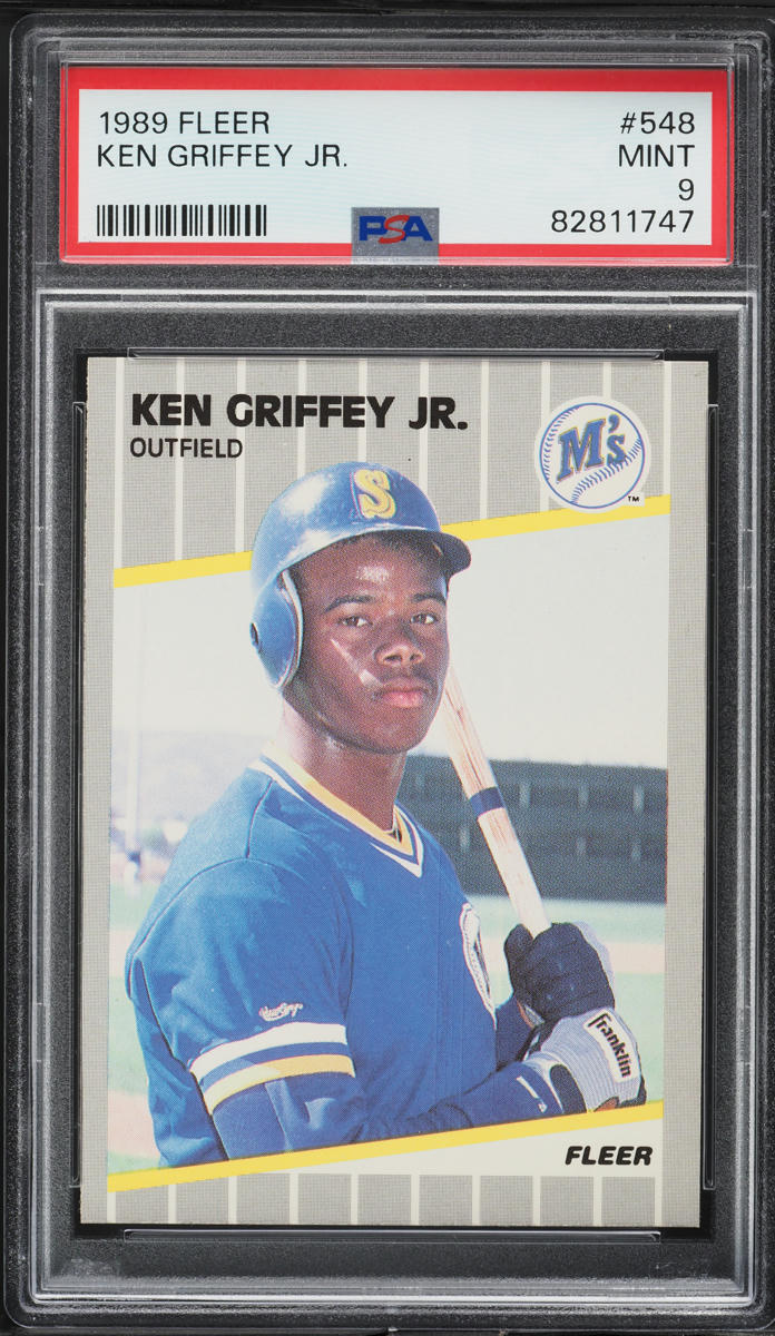 1989 Fleer Ken Griffey Jr. ROOKIE #548 PSA 9 MINT