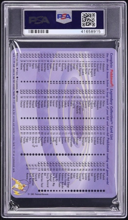 2002 Pokemon Legendary Collection Box Topper Mewtwo #S4 PSA 10 GEM MINT