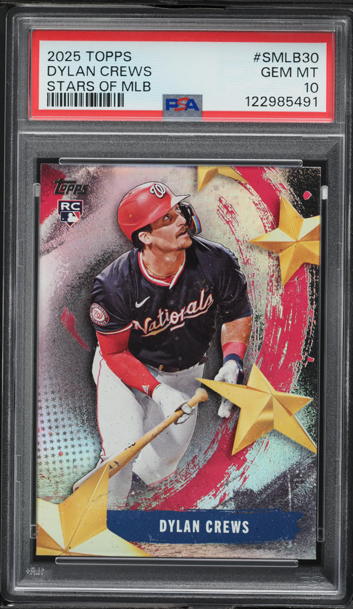 2025 Topps Stars Of MLB Dylan Crews ROOKIE #SMLB-30 PSA 10 GEM MINT