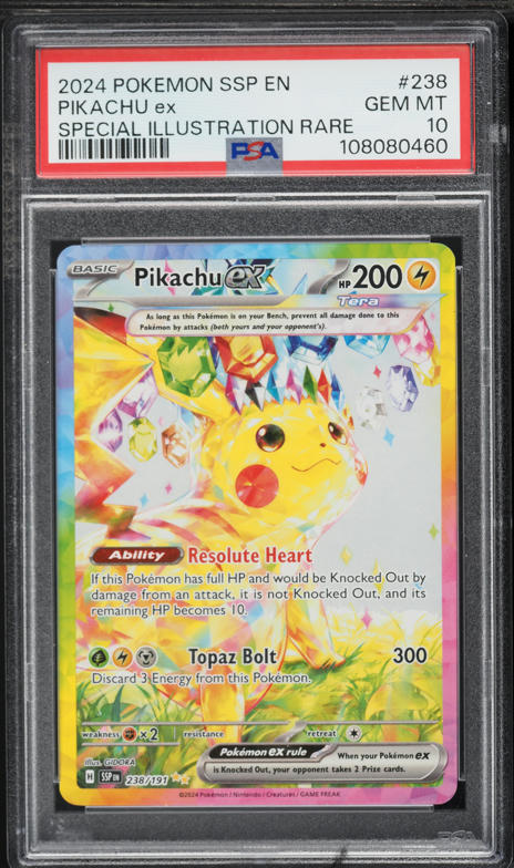PSA10 2024 ピカチュウex #236 UR Gem Mint 10 2024 Pokemon Japanese SV Terastal Fest ex UR Pikachu ex #236 PSA
