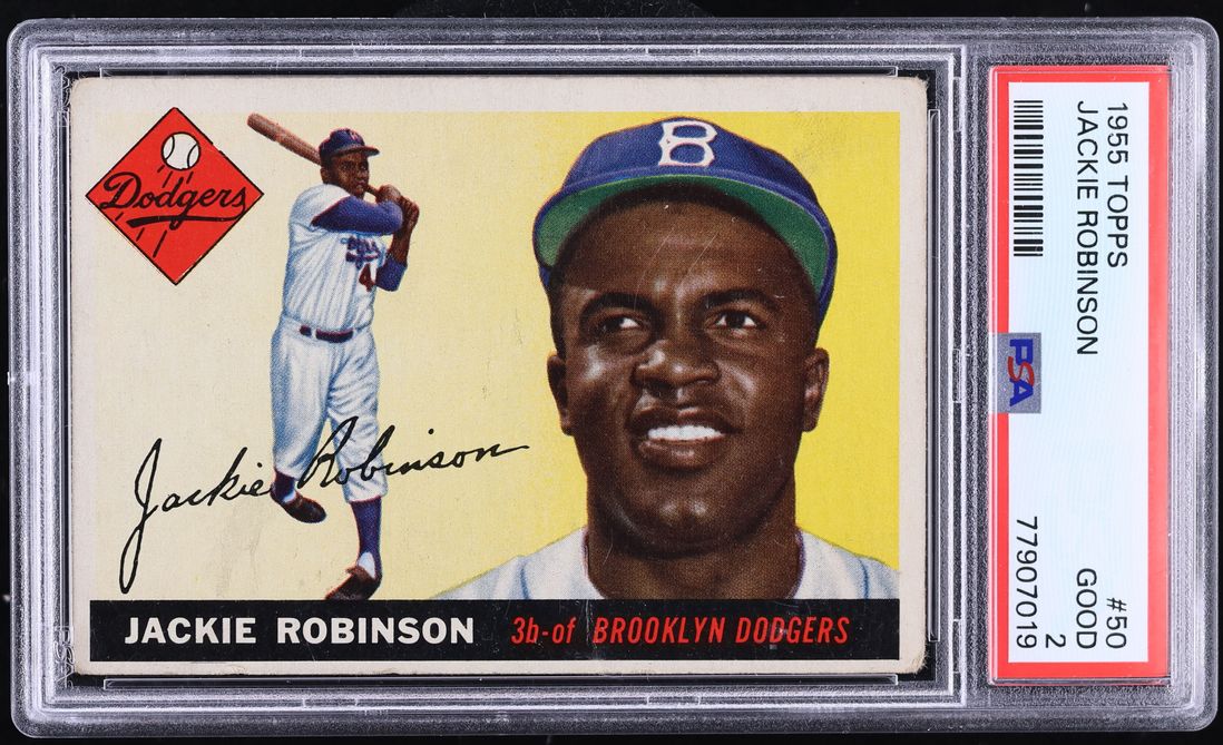 1955 Topps Jackie Robinson #50 PSA 2 GD