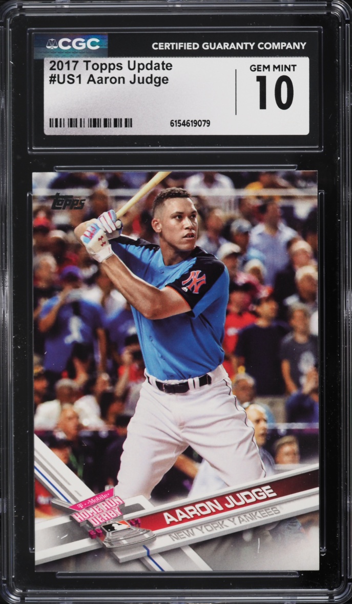 2017 Topps Update Aaron Judge ROOKIE #US1 CGC 10 GEM MINT