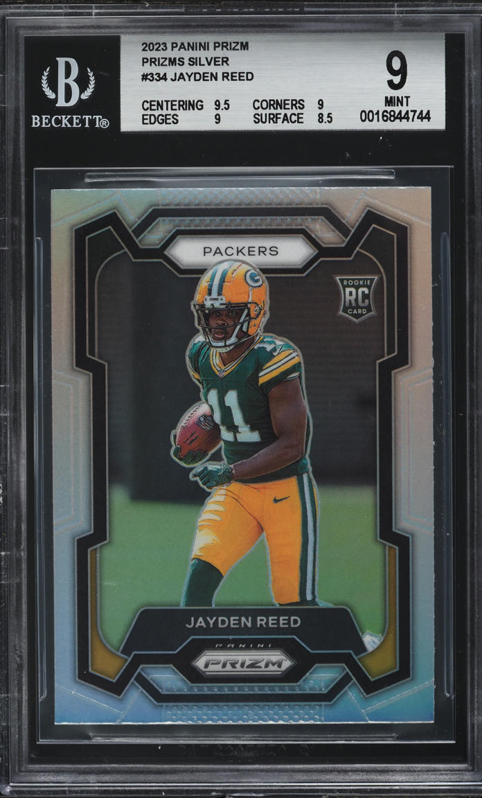 2023 Panini Prizm Silver Jayden Reed ROOKIE #334 BGS 9 MINT