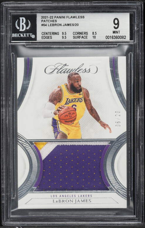 2015 Select Courtside Silver Prizm LeBron James #300 BGS 9.5 GEM