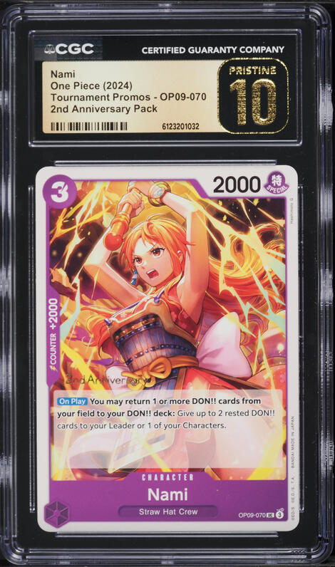 2025 One Piece Japanese Heroines Edition Alt Art Nami #EB03-053