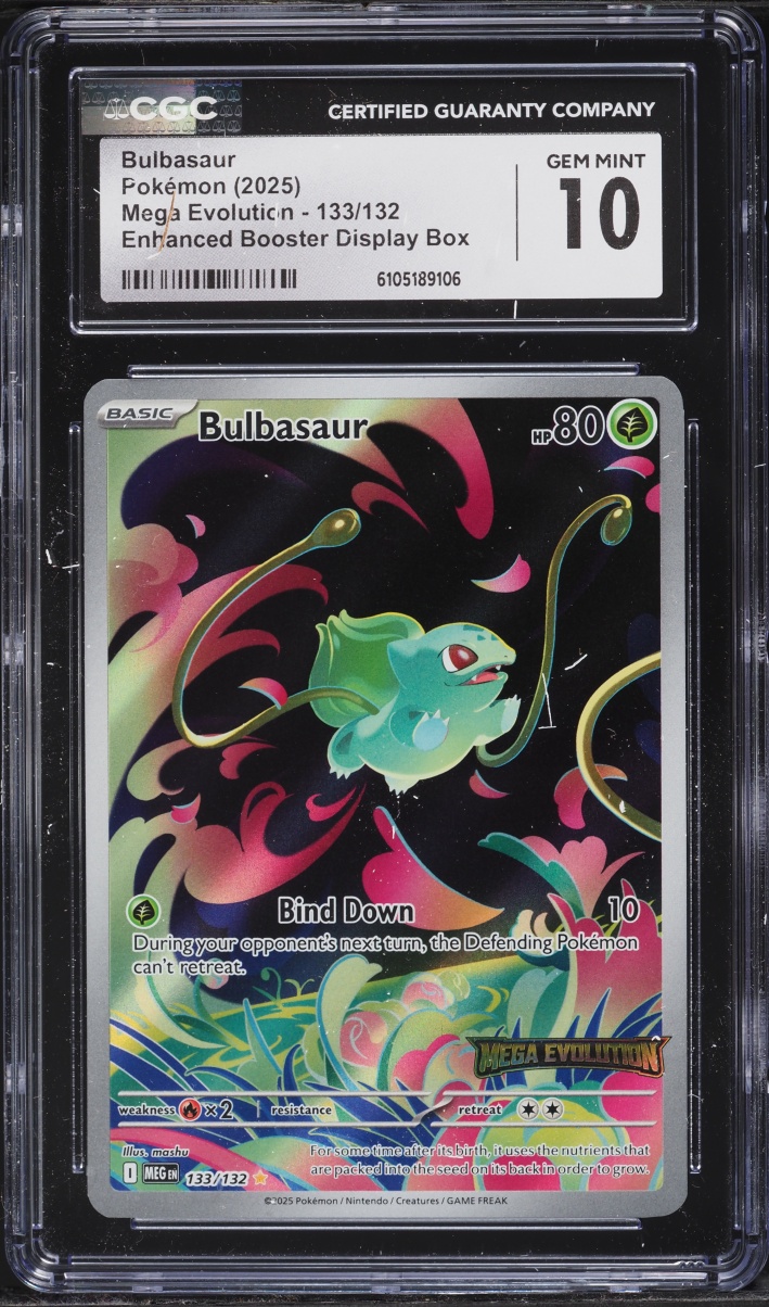 2025 Pokemon Mega Evolution Enhanced Booster Display Box IR Bulbasaur ...