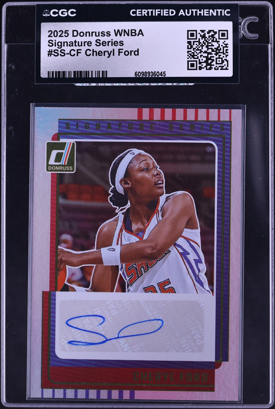 2025 Donruss WNBA Signature Series Cheryl Ford AUTO #SS-CF CGC AUTH