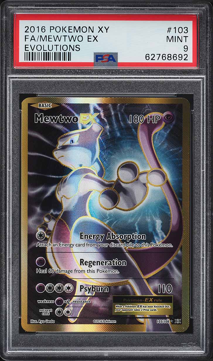 2016 Pokemon Japanese XY 20th Anniversary 1st Ed Full Art Mewtwo