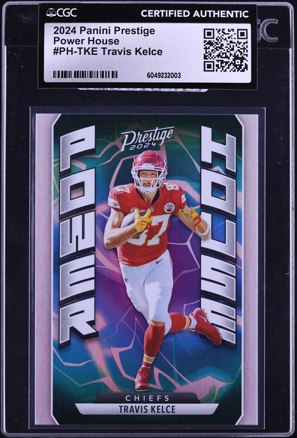 2024 Panini Prestige Power House Travis Kelce #PH-TKE CGC AUTH