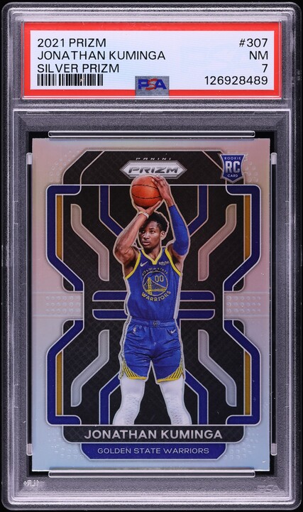 2021 Select Jersey Purple Prizm Jonathan Kuminga ROOKIE PATCH AUTO