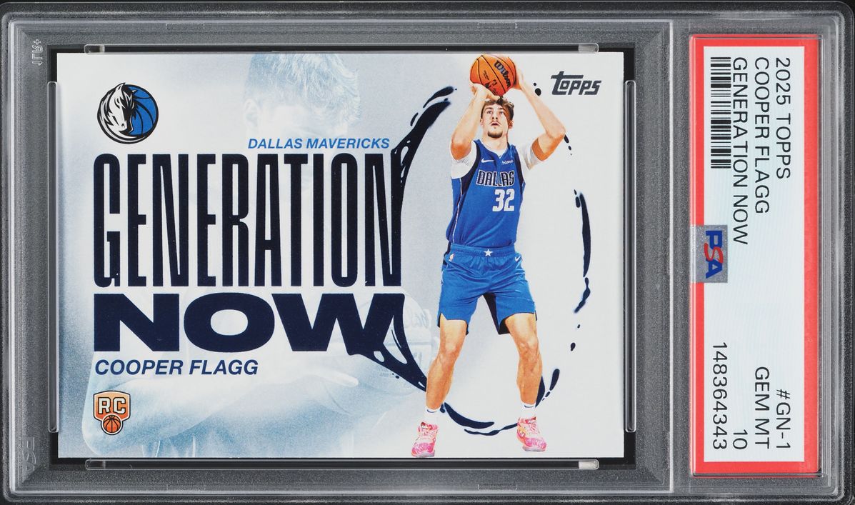 2025 Topps Generation Now Cooper Flagg ROOKIE #GN-1 PSA 10 GEM MINT