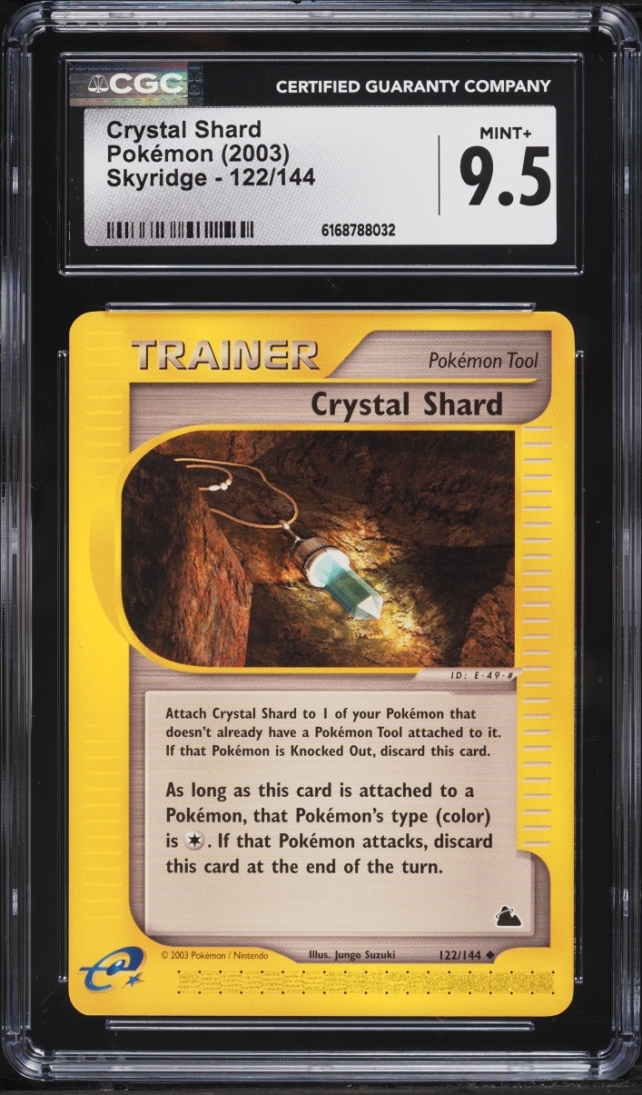 2003 Pokemon Skyridge Crystal Shard #122 CGC 9.5 MINT+