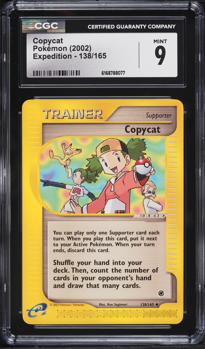 2002 Pokemon Expedition Copycat #138 CGC 9 MINT