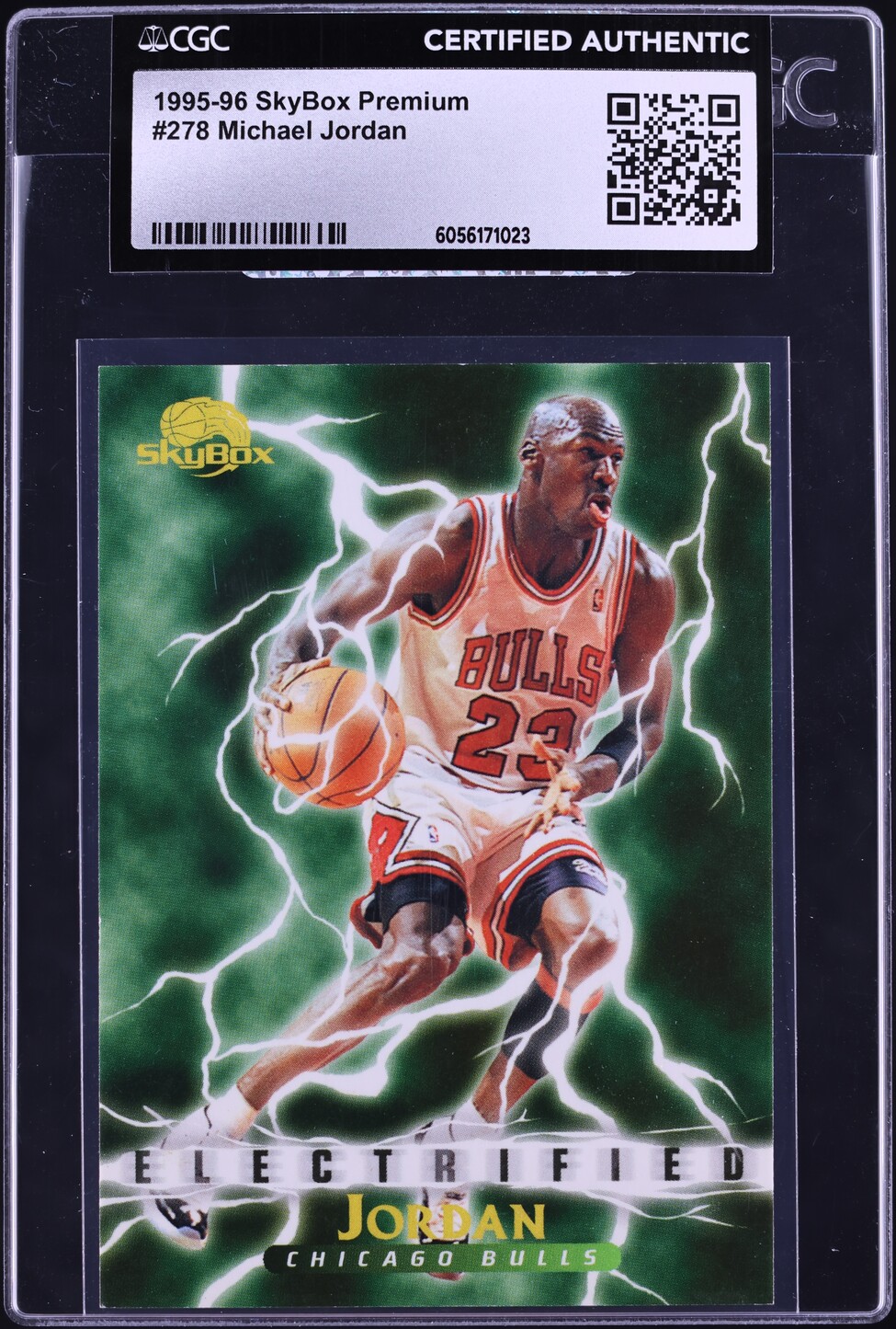 1995 Skybox Premium Electrified Michael Jordan #278 CGC AUTH
