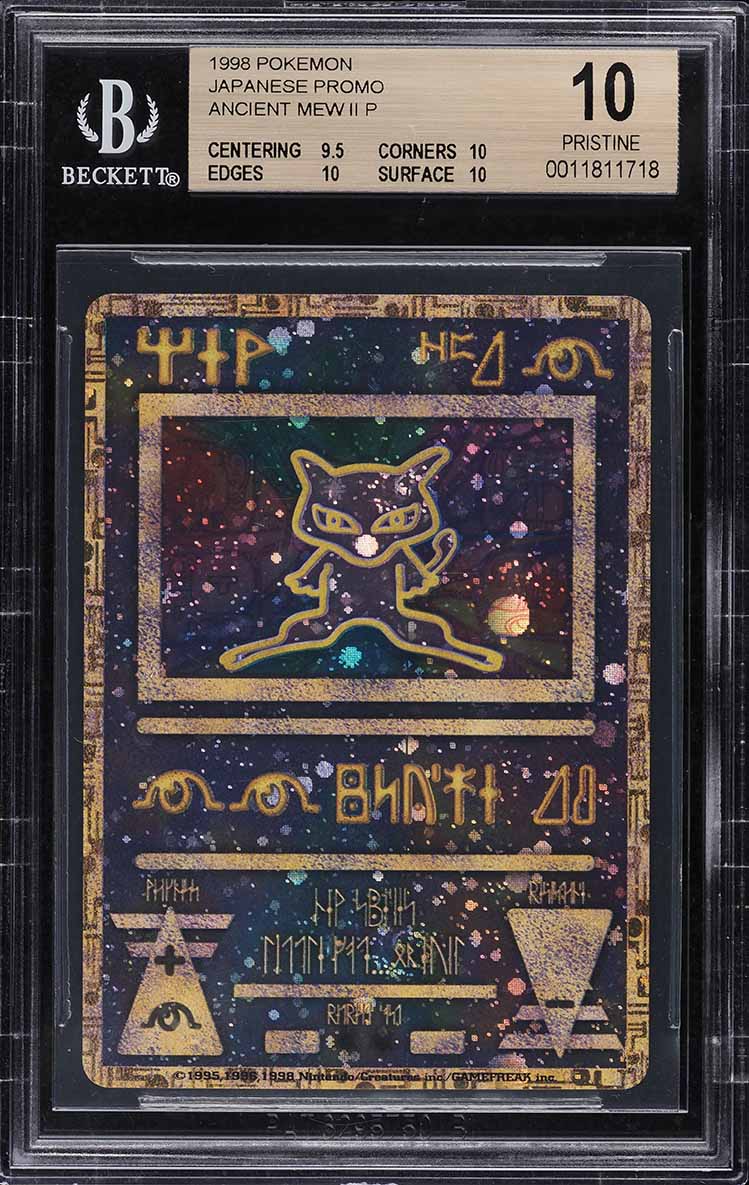 2000 Pokemon 2000 Movie Promo Ancient Mew BGS 10 PRISTINE