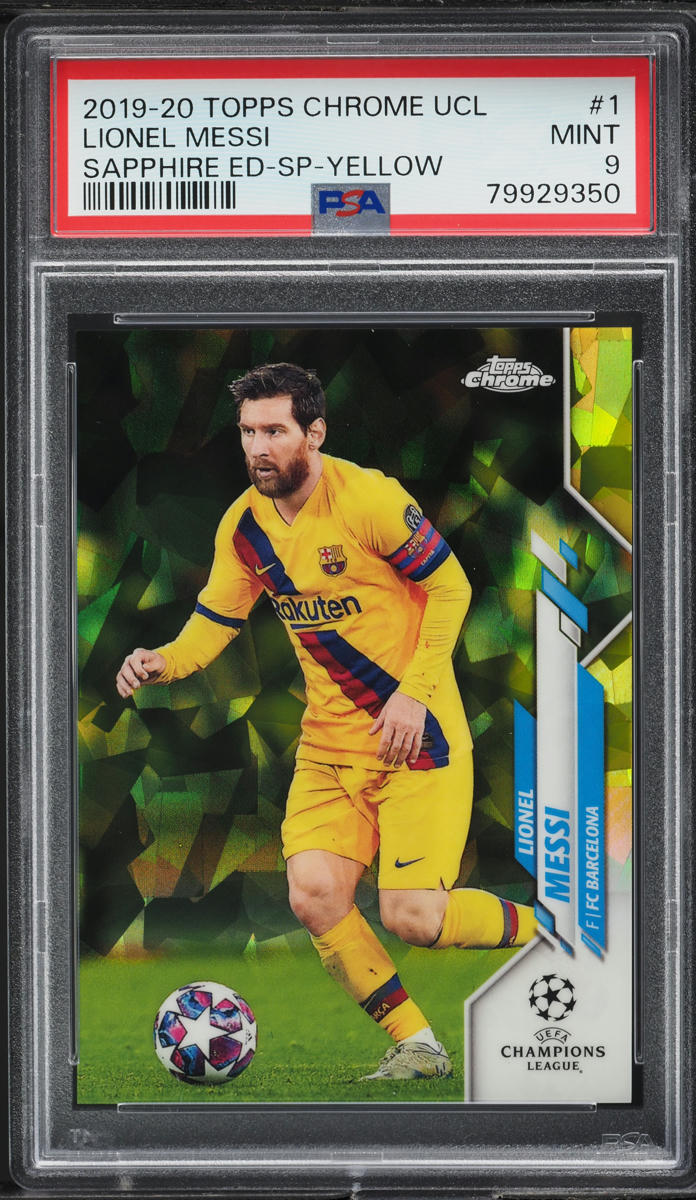 2019 TOPPS CHROME UCL MESSI メッシ PSA10 2019-20 Topps