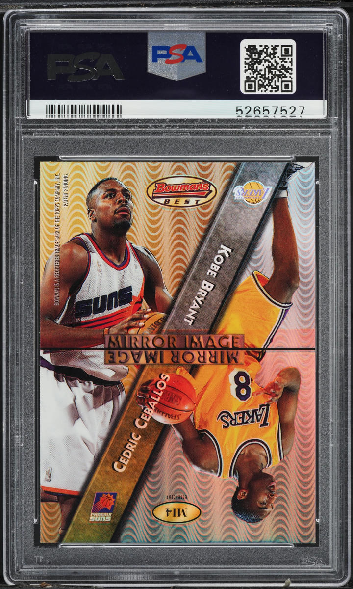 コービー・ブライアント1997 Bowman's Refractor Kobe Bryant 1997-98 Bowman's Best #88 Atomic Refractor PSA 8