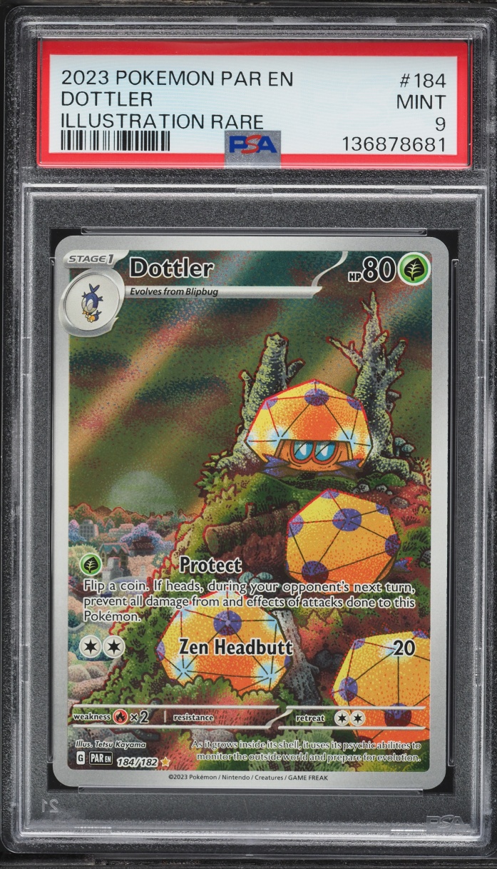 2023 Pokemon Scarlet & Violet Paradox Rift IR Dottler #184 PSA 9 MINT
