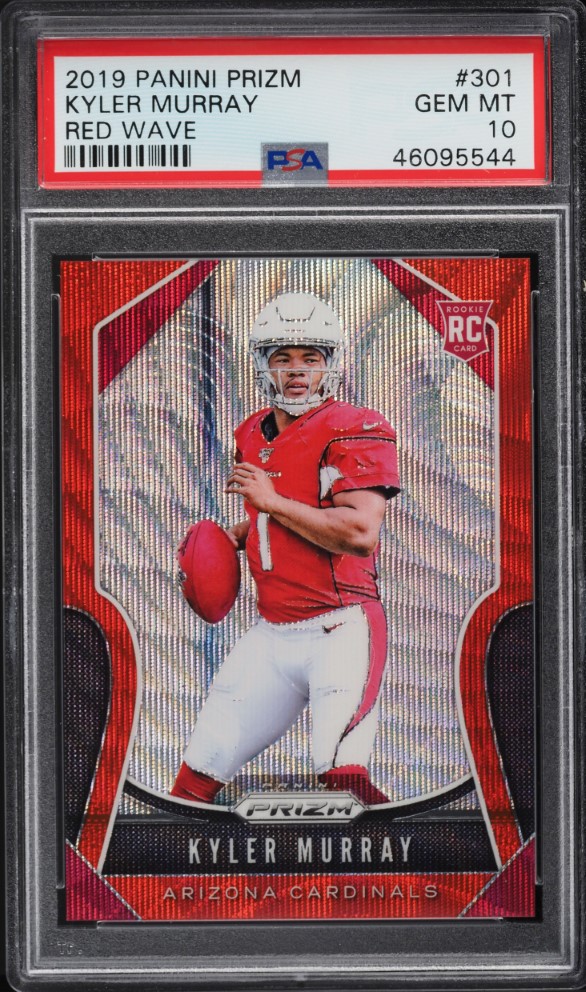 2019 Panini Prizm Red Wave Kyler Murray ROOKIE /149 #301 PSA 10 GEM MINT