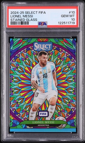 Carte Panini Lionel Messi Copa America 2024 Classée PSA 10 - Gem Mint, Authentifiée, Collector !