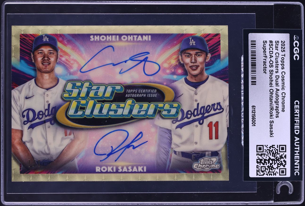 2025 Topps Cosmic Star Clusters Superfractor Shohei Ohtani Roki 