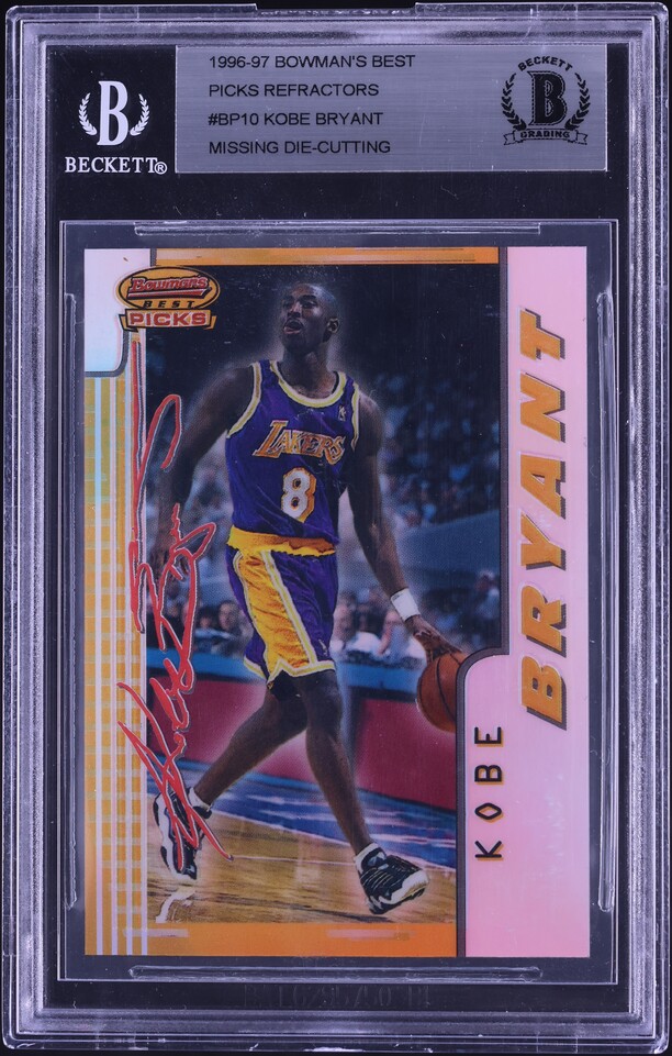 1996 Bowman's Best Atomic Refractor Kobe Bryant ROOKIE #R23