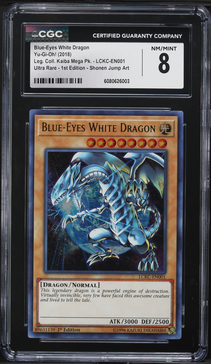 2018 Yu-Gi-Oh! LCKC 1st Ed Shonen Jump Blue Eyes White Dragon #LCKC ...
