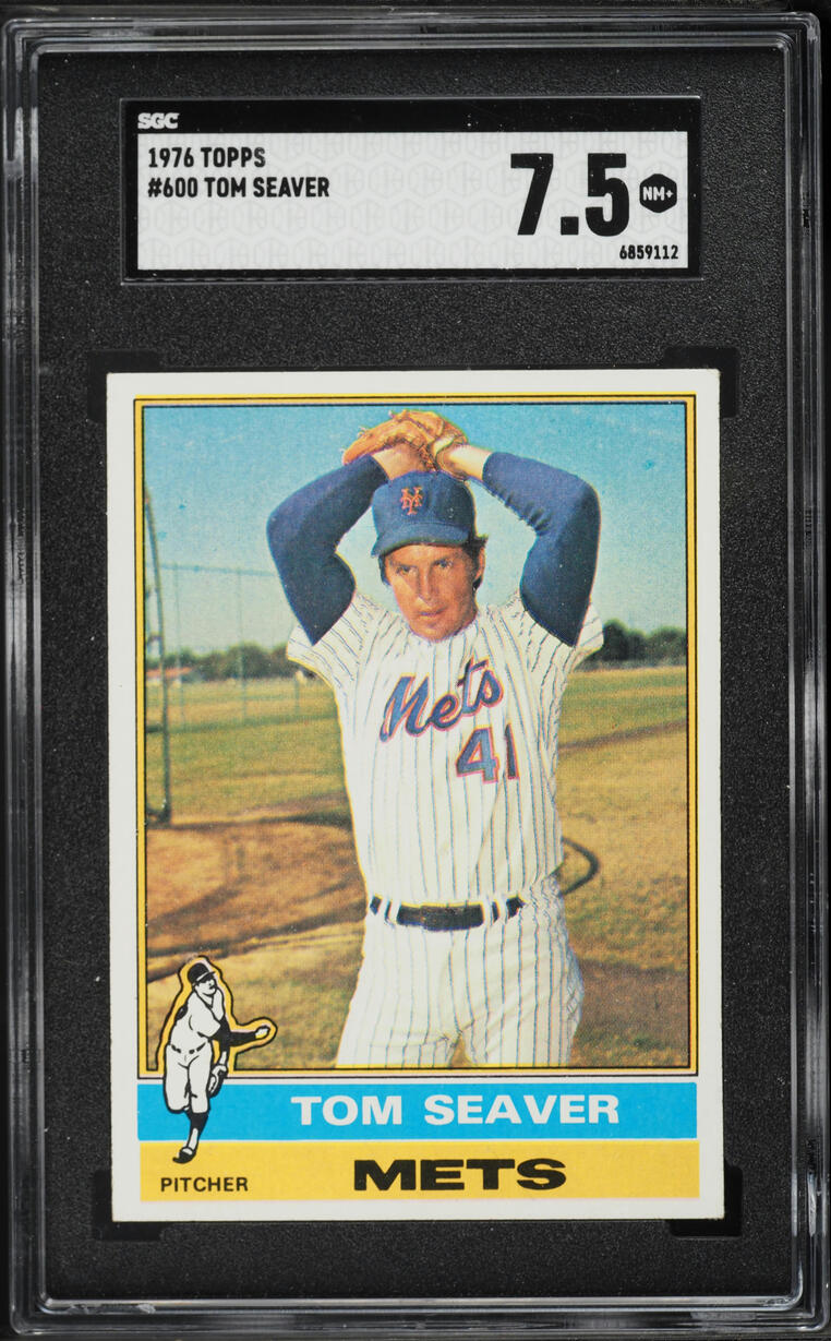 1976 Topps Tom Seaver #600 SGC 7.5 NRMT+