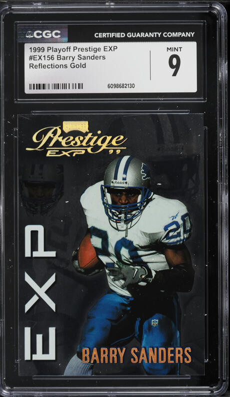 1998 Metal Universe Precious Metal Gems Gem Master Barry Sanders 1