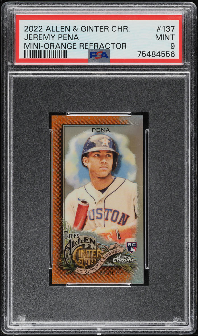 2021 Bowman Chrome Gold Refractor Jeremy Pena PROSPECT /50 #BCP