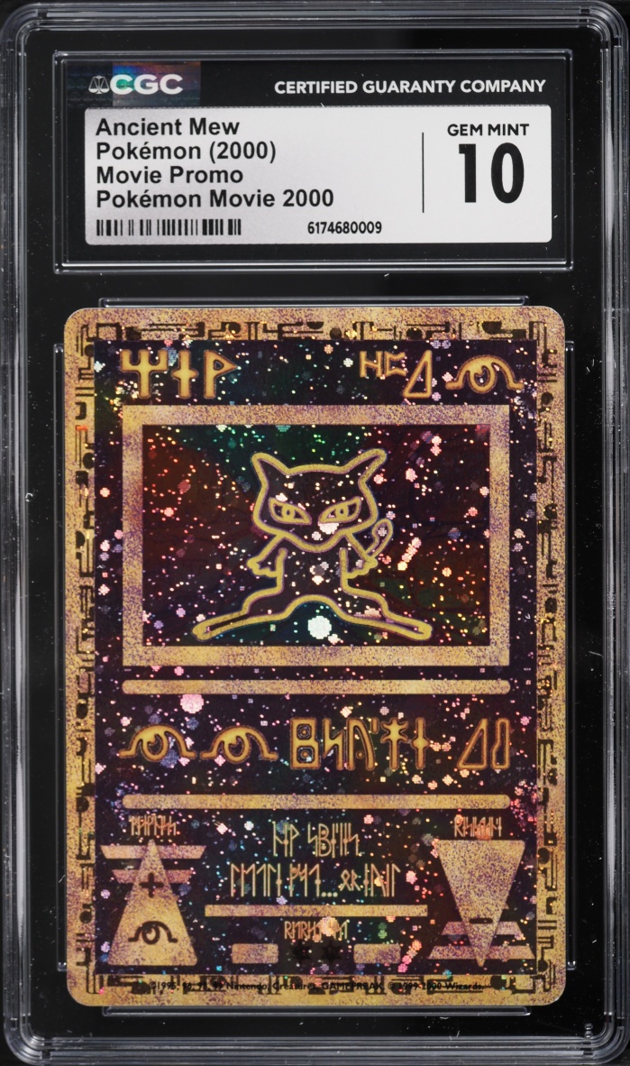 2000 Pokemon Movie Promo Ancient Mew CGC 10 GEM MINT