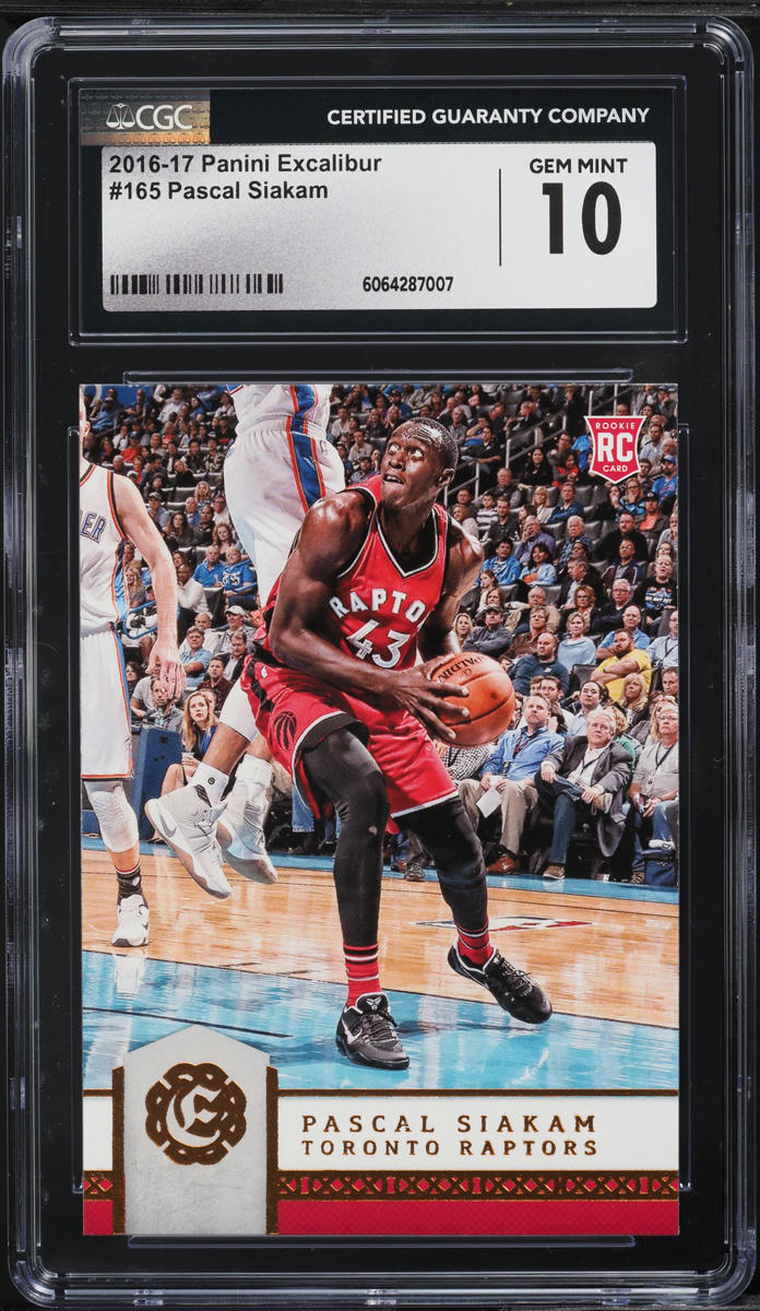 2016 Panini Excalibur Pascal Siakam ROOKIE #165 CGC 10 GEM MINT - Main Image