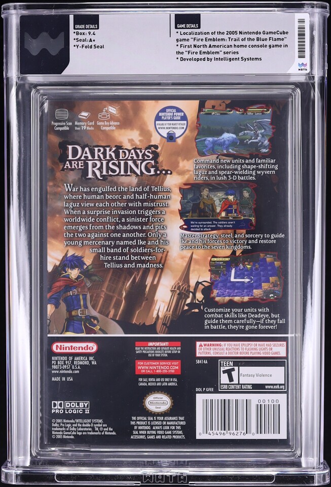 Fire Emblem: Path Of Radiance (Nintendo Gamecube) WATA 9.4 A+ Sealed - Photo 2