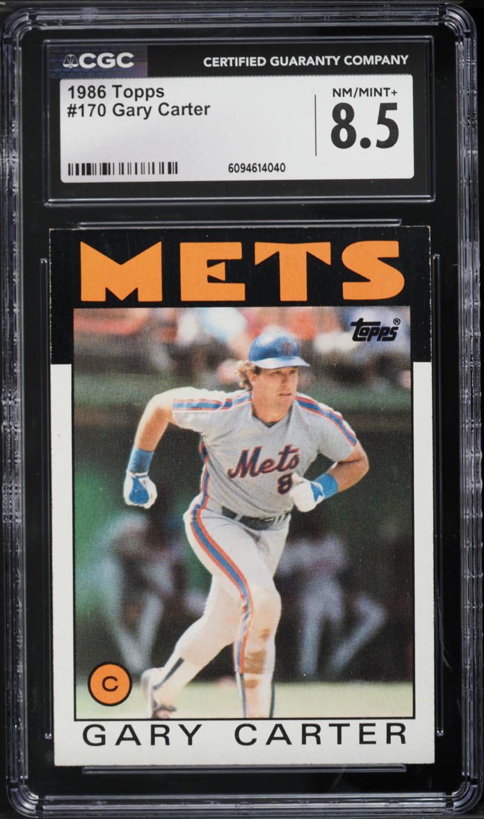 1986 Topps Gary Carter #170 CGC 8.5 NM-MT+
