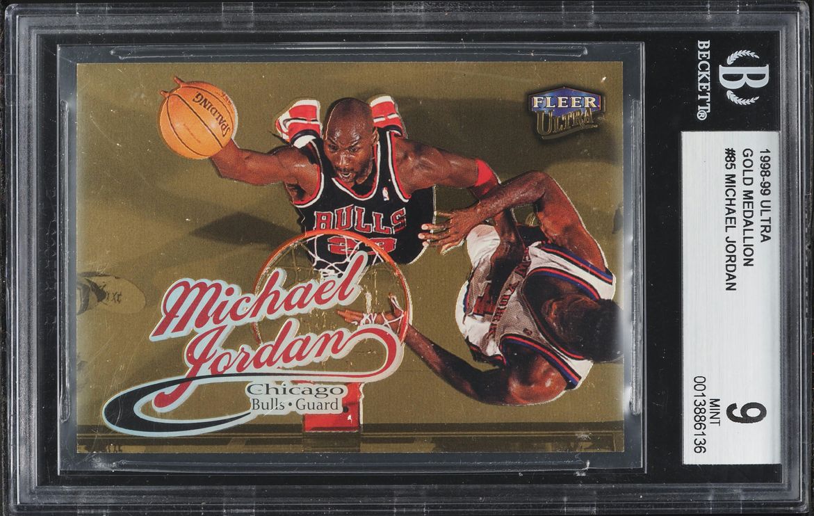 1998 Ultra Gold Medallion Michael Jordan #85G BGS 9 MINT