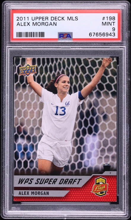 2011 Upper Deck MLS Alex Morgan ROOKIE #198 PSA 9 MINT