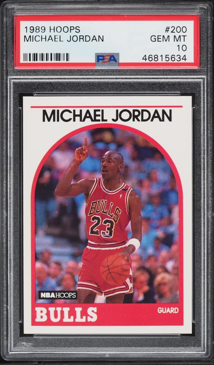 1989 Hoops Michael Jordan #200 PSA 10 GEM MINT
