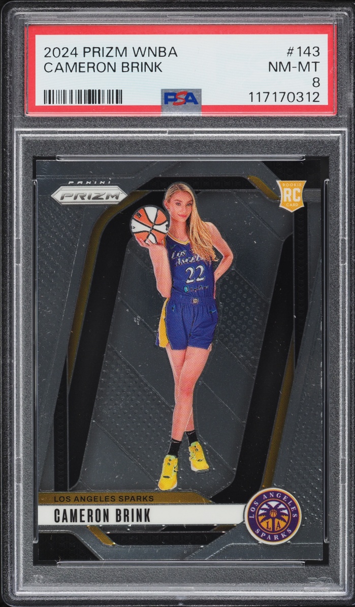 2024 Panini Prizm WNBA Cameron Brink ROOKIE #143 PSA 8 NM-MT